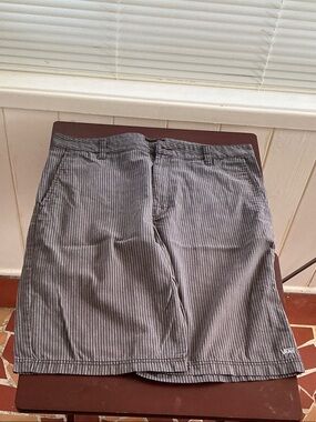 Vans Gray Pinstriped Shorts